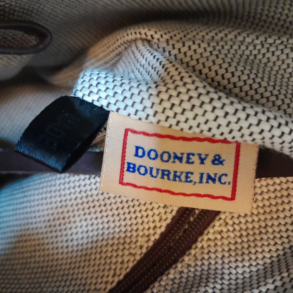 Dooney & Bourke East West Slouchy Shoulder Bag Dark Brown Pebbled Leather - Picture 10 of 16